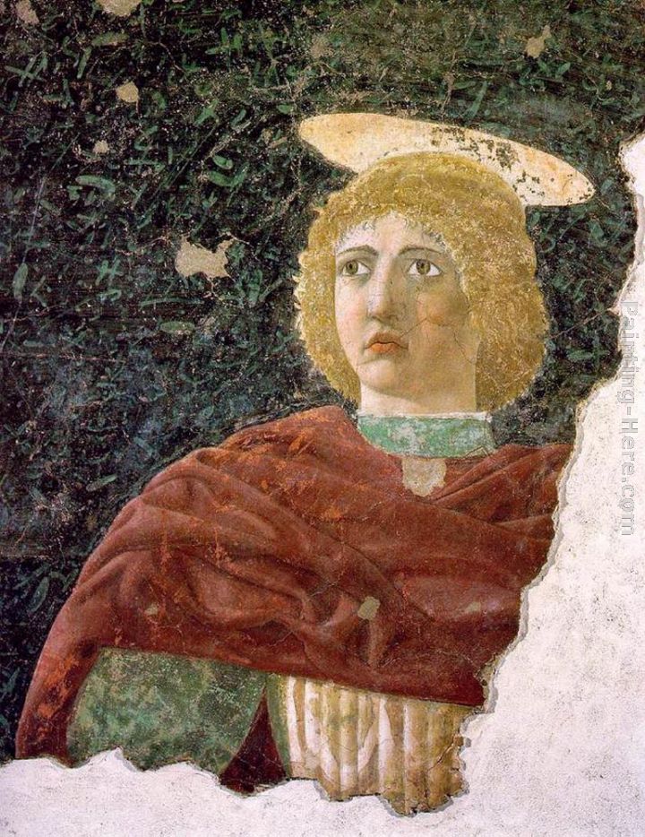 St. Julian painting - Piero della Francesca St. Julian art painting